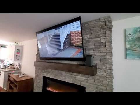 Eldorado Stone - Nantucket Stacked - Stone Veneer Fireplace Installation - Hanover, Pa - DREAMscape