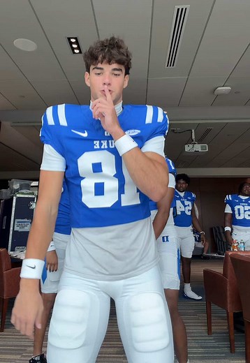 Shhhhh 🤫 #dukefootball #collegefootball #footballtiktok #dance #quietonthecreek