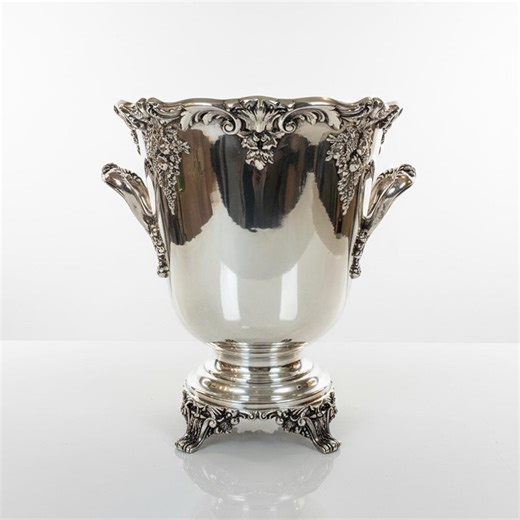 Reed & Barton King Francis Silverplate Wine Cooler – Large 12” Champagne Ice Bucket – Ornate Grape Motif Trophy Style - Etsy