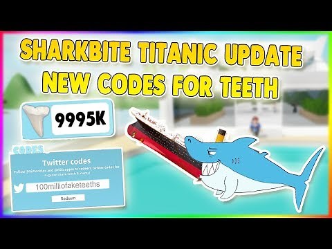 *TITANIC* NEW TEETH CODES SHARKBITE ROBLOX