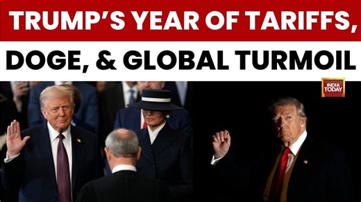 Donald Trump to address Davos as he completes one year of second term