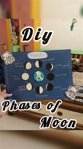phases of moon project idea /1million views