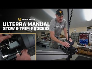 How to Manually Stow a Ulterra QUEST Trolling Motor [No Tools Needed]
