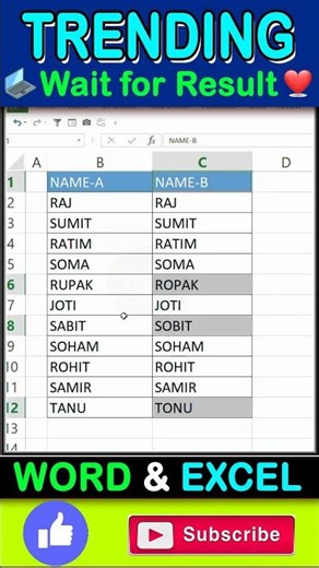 Row Difrent in excel #excel #exceltricks | data entry jobs work from home