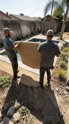 Satisfying Pool Build Transformation (Real Construction) #diycrafts #satisfyingvideo #PoolBuild