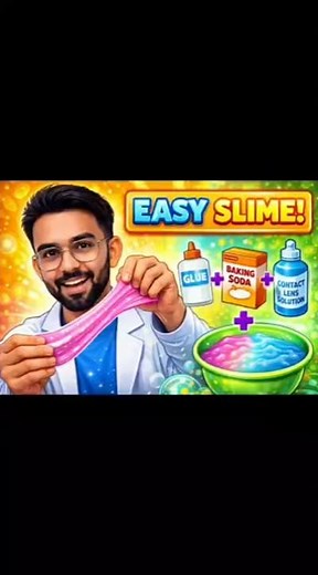 Easy Slime Recipe for Kids! | Fun DIY Slime with Glue & Baking Soda