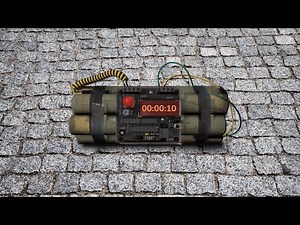 10 Second Timer Bomb 💣 with Loud Giant Bomb Explosion 💥 | YT Timer ✅