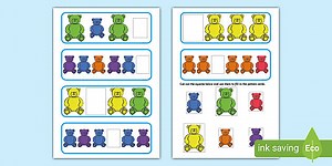 Sorting Bear Pattern Cards Activity