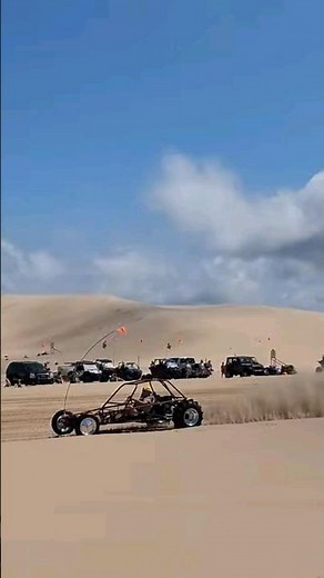 Volkswagen sand rails rails drag racing at the Old School Buggy Meet at Silver Lake! #dunebuggy