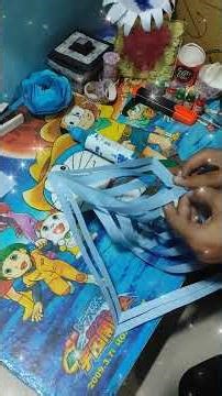 making paper Diwali decoration