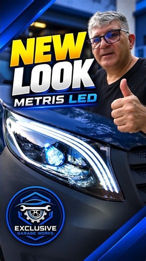I swapped out my Mercedes Metris Headlight for Aftermarket LED Units #mercedesbenz #projectcar