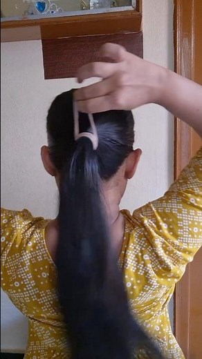 claw clip ponytail hairstyles for long hair | hair style girl ✨️ #hairstyle #hair #shorts