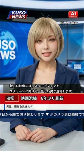 【速報】映画泥棒、6年ぶりリニューアル｜KUSO NEWS #74