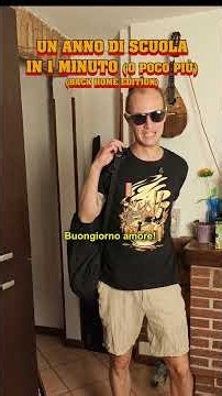Un anno di scuola in 1 minuto - BACK HOME EDITION #prof #scuola #sketch #comedy #studenti