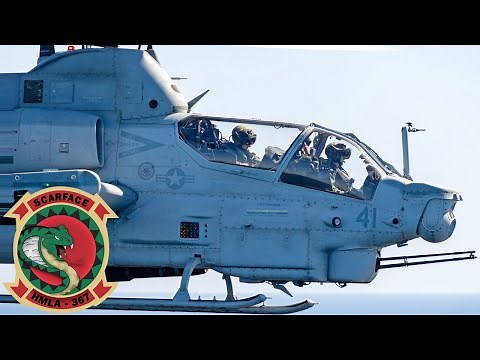 Scarface. USMC Light Attack Helicopter Squadron Conducts Close Air Support Training.