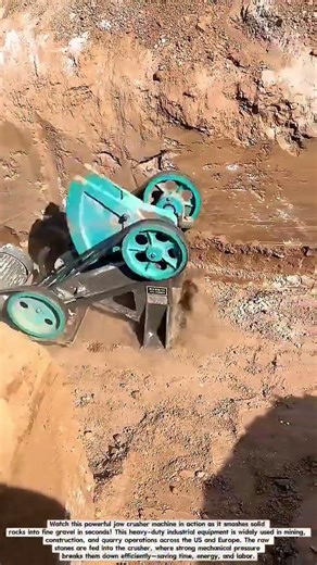 INSANE Stone Crusher Machine Crushing Rocks Like Butter!