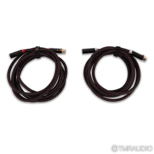 Clarus Cable Crimson MKII XLR Cables; 4m Pair Balanced Interconnects