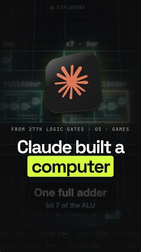 Claude built a computer from 277K logic gates