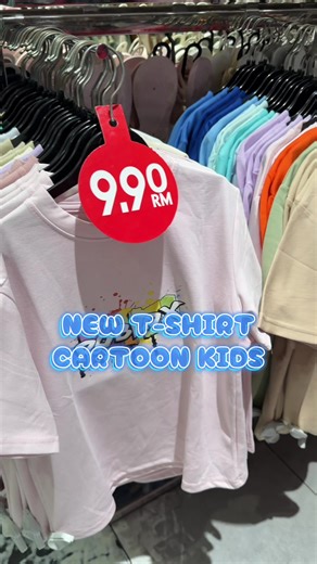 NEW T-SHIRT CARTOON KIDS for Just Rm9.90