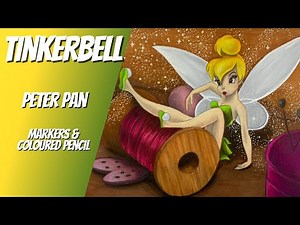 Tinkerbell Stuck In The Drawer From Peter Pan ArtByJonnyFrost
