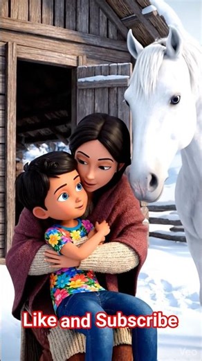 এক ছেলে “কাম চোর বলেও থেমে যায়নি।বরফের জঙ্গলে ঘোড়া এনে মাকে খুশি করে দিল#ai #cartoon #viral#shorts