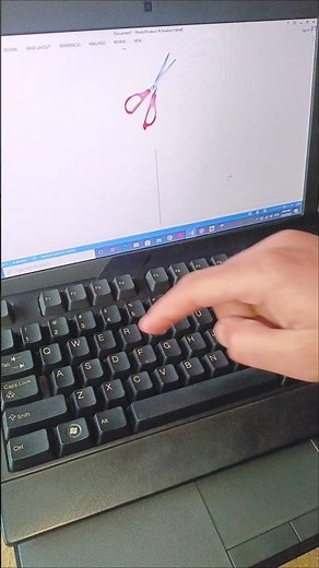 scissors ✂️ logo in Ms Word By shortcut key| In English| Digital shortcut Hub#shortcutkeys #computer