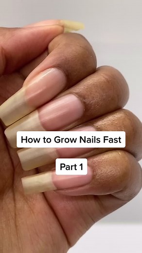 This is what you should do to start to see nail growth in 2-4 weeks. #nailgrowth #nailgrowthtips #DADMOVES #nailcare #manicure #nailhacks