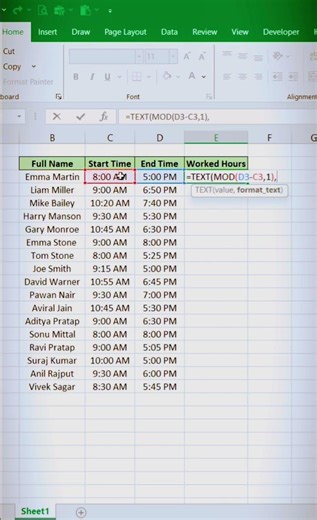 Calculation Formula #excel #microsoftoffice #computereducation #learnenglishonline #exceltutorial