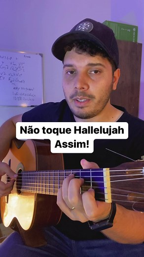 Quando for tocar Hallelujah não fique só no acompanhamento, toque em Fingerstyle juntando a harmonia e melodia, soa muito mais bonito! E se quiser aprender ainda mais, me chame no direct e agende uma aula on-line experimental! . . . #auladefingerstyle #auladeviolao #violaosolo #aulademusica #halleluiah