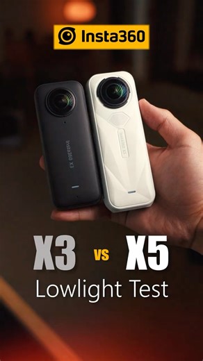 Insta360 X5 vs X3 Lowlight Test