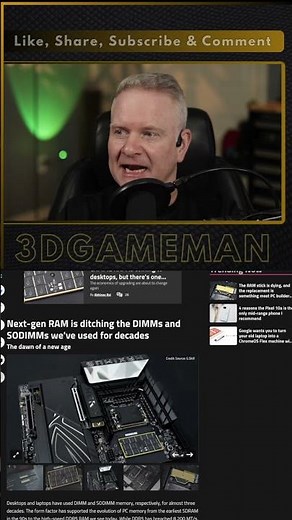 CAMM2 Will Replace The RAM Stick - CLIP