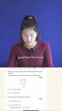 HSC Physics: 2D Vectors Exam Question Explained