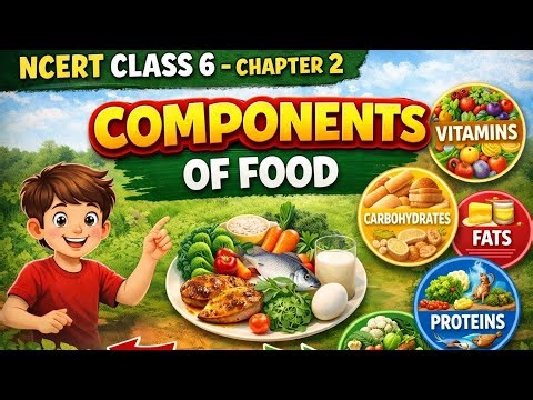 Components of food (भोजन के घटक)