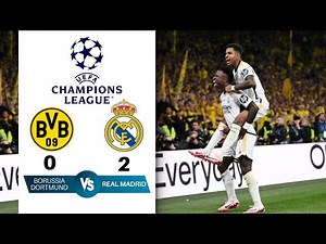 Borussia Dortmund vs Real Madrid (0:2) Highlights: Carvajal, Vinicius | Final Champions League 23/24