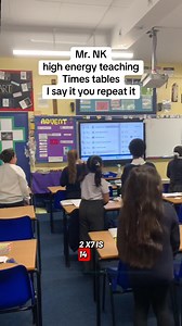 Children are standing, moving, responding, and learning their times tables in a way traditional lessons never could. This is Movement, Rhymes & Fun the NK way to build real maths High Energy Times Tables Teaching Maths Made Fun With Movement, Rhymes & Fun The NK Method: Confidence, Engagement, Results A New Way to Learn Times Tables #MrNK #TunesTimesTables #TimesTablesTutor #FunMathsTutor #MathsConfidence #MovementRhymesAndFun #MathsMadeFun #LearningThroughMusic #CreativeLearning #EngagingMathsT