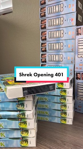 Opening Sealed Shrek and VHS Copies Day 401 | Ice Cream Prize Unboxing