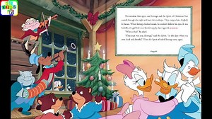 Mickey Mouse Read Along Story book - Mickey's Christmas Carol - Read Aloud Story Books for Kids