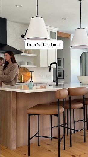 Family-Friendly Bar Stools | Nathan James Dahlia Bar Stool