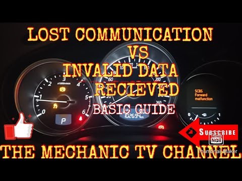 LOST COMMUNICATION. VS INVALID DATA. CODE IN CAR. TROUBLE SHOOTING BASIC GUIDE
