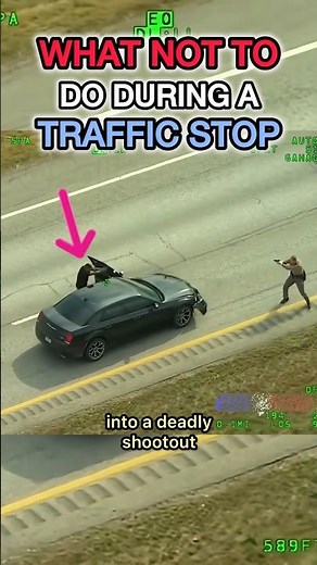 Traffic Stop Turns DEADLY in Seconds… 😱💥 #police #policechase