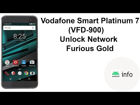 Vodafone Smart Platinum 7 (VFD-900) | Unlock Network | Furious Gold | Android info