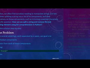 Mastering Python List Comprehensions: Split and Trim Strings Efficiently