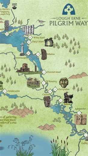 🌊 Discover the Lough Erne Pilgrim Way 🌊 A sacred journey through the Fermanagh Lakelands, linking ancient monastic sites from Lough Erne to Lough Derg. ✨ Explore 14 awe-inspiring locations where saints worshipped, pilgrims passed, scholars studied - and even Vikings invaded. 🧭 Dive into legends, history and folklore brought to life with stunning imagery and local insights. 🌿 Pause and reflect in peaceful havens surrounded by breathtaking scenery and rich wildlife - from bats to curlews. 📍Pl