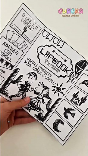 📚 Lapbook de Cordel | Atividade Junina para Ensino Fundamental 🌽✨