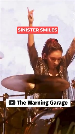🎤 The Warning opens Sinister Smiles | Queen of the Murder Scene 🔥 Here's the explosive opening of Sinister Smile performed live at Lunario by The Warning. That dark groove, that intensity — pure power in under 60 seconds. ⚡ 🎸 Don’t miss the full performance — this is just the beginning. #thewarning #thewarningarmy #queenofthemurderscene #thewarningrockband #conceptalbum #music #concert #poetry #shorts #reaction #drummer #femaledrummer #singersongwriter #cdmx #livemusicmexico #rock | The Warni