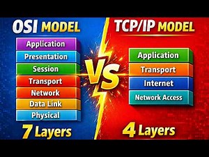 OSI vs TCP/IP Model Explained | Networking Basics for CCNA, Cybersecurity & IT Beginners