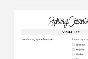 Spring Cleaning Guide PDF | Free Printable | Passion Planner