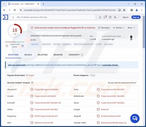 TAMECAT Backdoor Malware