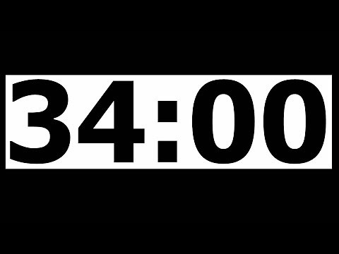 34 Minute Countdown Timer with Alarm