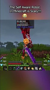 I Added The Self Aware Robot in Minecraft #minecrafthorror